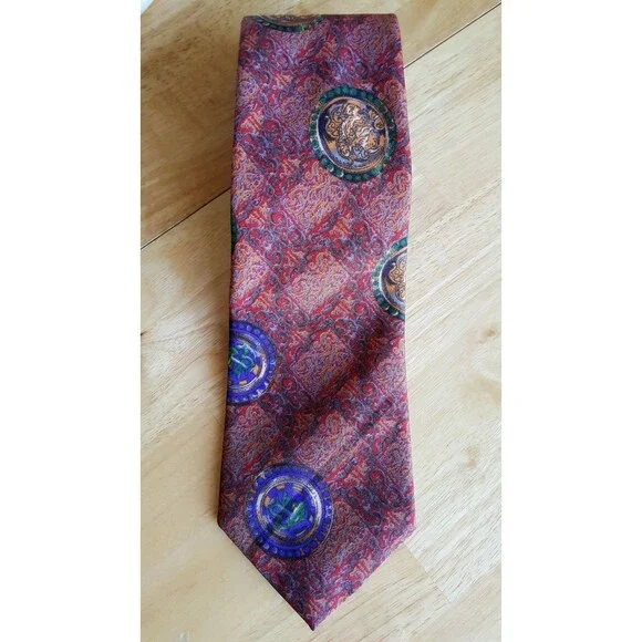 LEONARD Italian silk vintage TIE